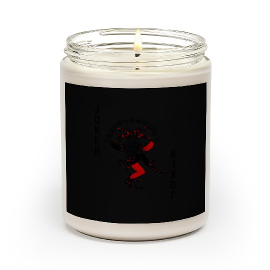 Color Joker Classic Card Deck Casino Poker Scented Candles