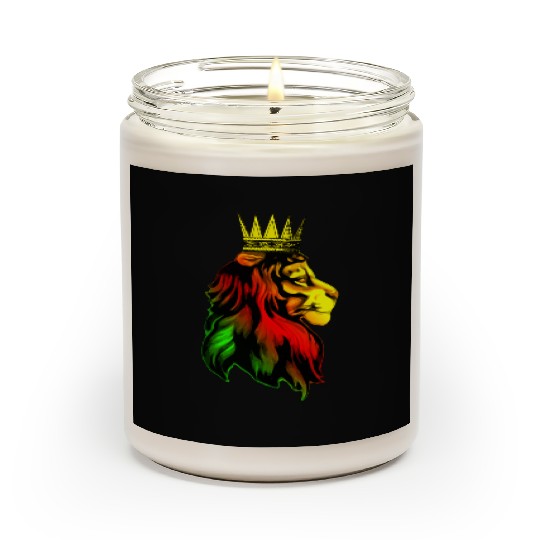 Reggae rasta lion with cr Scented Candles