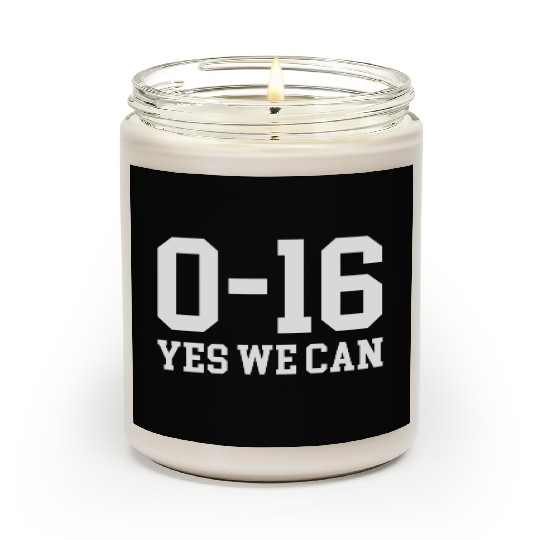 Detroit Lions 0 16 Yes We Can Scented Candles