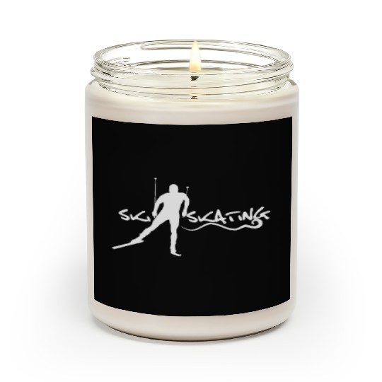 Skiing Skier Ski Skating Skating Cross Country Scented Candles