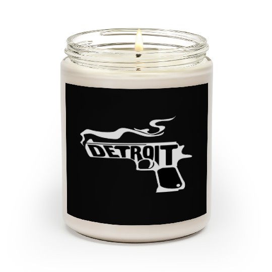 Detroit Smoking Gun Michigan American State Scented Candles