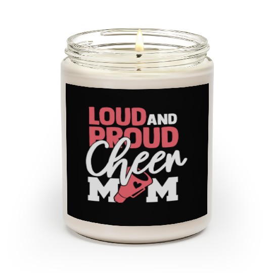 Cheer Mom Gift Loud and Proud Cheerleading Mom Scented Candles
