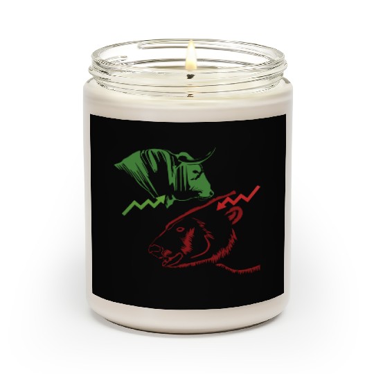 Stock Market Bulls And Bears Scented Candles