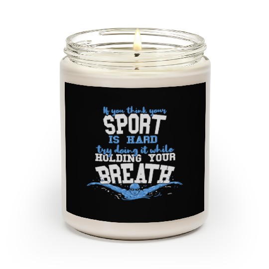 Swimming Swim Gift Scented Candles