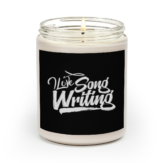 Songwriter Songwriting Writing Song Writer Compose Scented Candles