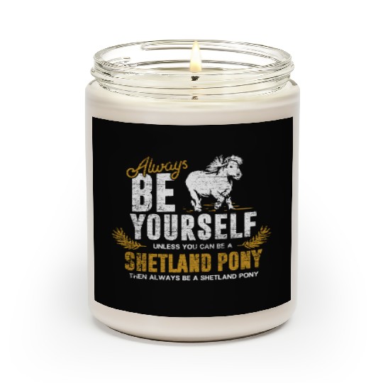 Shetland Pony Gift Scented Candles
