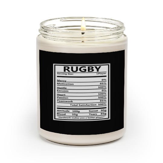 Rugby Definition Rugby Player Gift Scented Candles