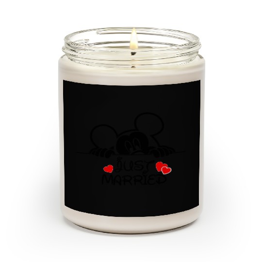 Just Married Scented Candles