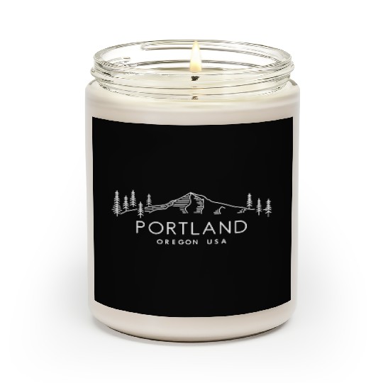 Portland Oregon USA Scented Candles