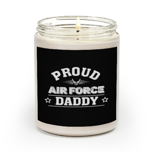 Proud Air Force Daddy Scented Candles,Air Force Scented Candles.