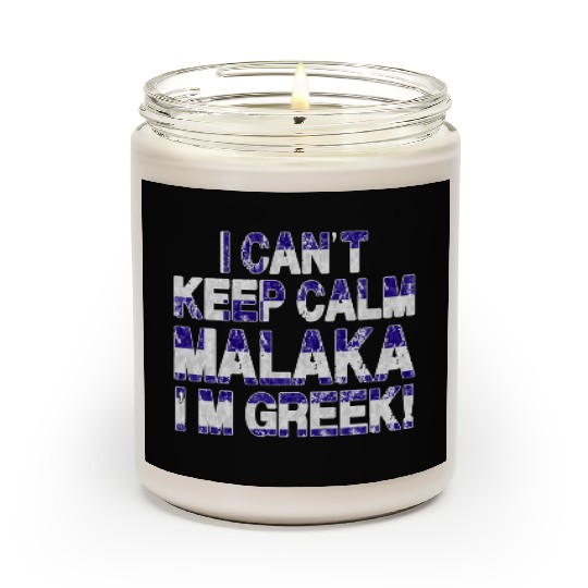 Greek Pride Malaka Greek Spartan Greek Scented Candles