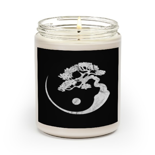 Bonsai Tree Yin Yang Vintage Scented Candles