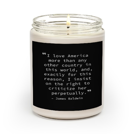 James Baldwin on America Scented Candles