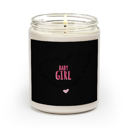 toddler baby girl | birthparty | daughter Scented Candles