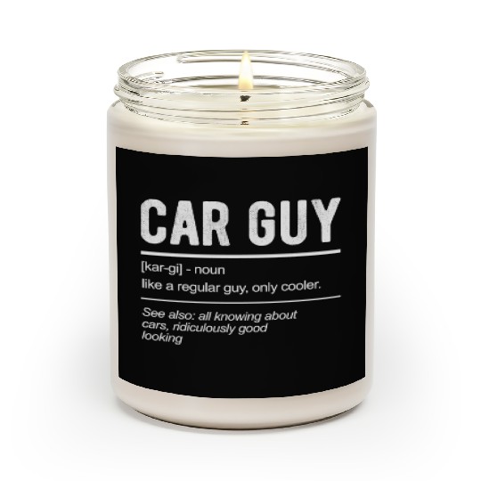 Car Guy Definition Scented Candles