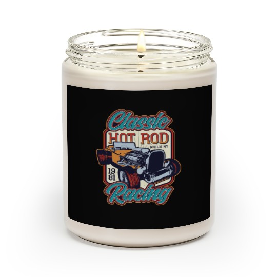 Classic Hot Rod Racing Scented Candles