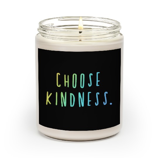 Choose Kindness Cool Colors Ombre Scented Candles
