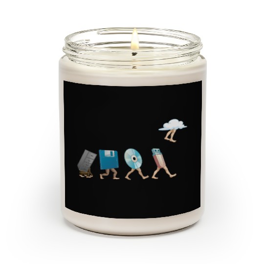 Computer Engineering Software Disk USB Cloud Scented Candles