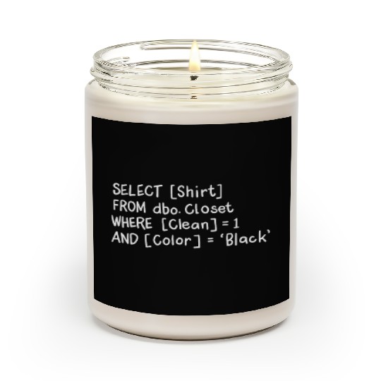 Funny Programmer Software Developer Scented Candles