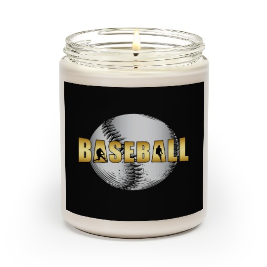 Baseball Catcher Softball Baseball Bat Sports Gift Scented Candles