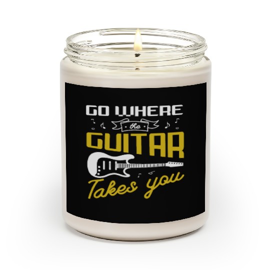 Guitar Design for a Guitar player Scented Candles