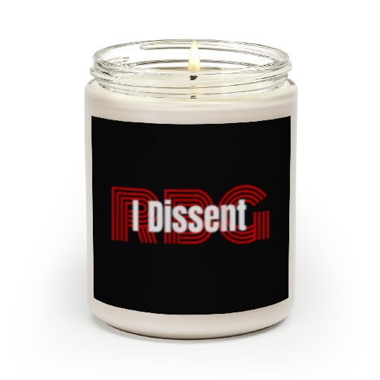 I dissent RBG Scented Candles