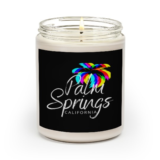 Palm Springs Neon Tree (White) Scented Candles