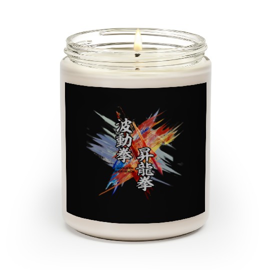 hadouken shoryuken kanji art street fighter Scented Candles