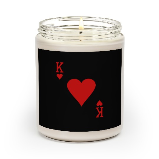 King of Hearts Halloween Costume Scented Candles