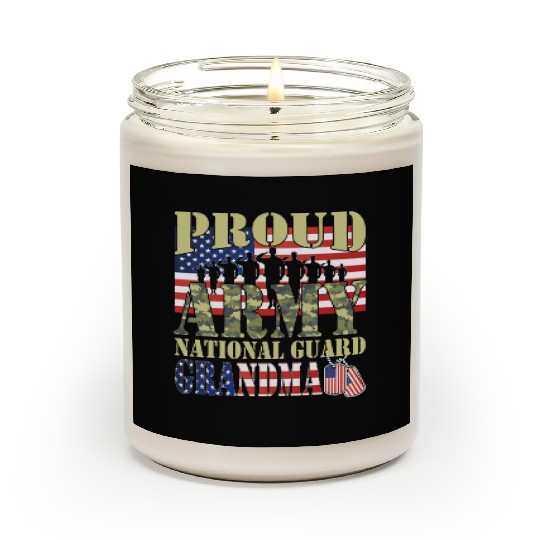 Proud Army National Guard Grandma Scented Candles