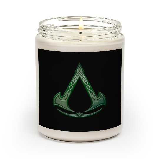 valhalla assassin logo Scented Candles