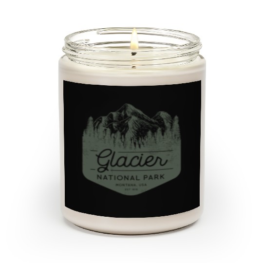 Glacier National Park Hiking Montana Scented Candles