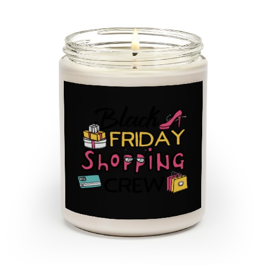 Holiday Shopping Black Friday Shopping Crew Funny Scented Candles