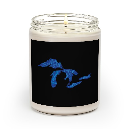Great Lakes with Names Scented Candles