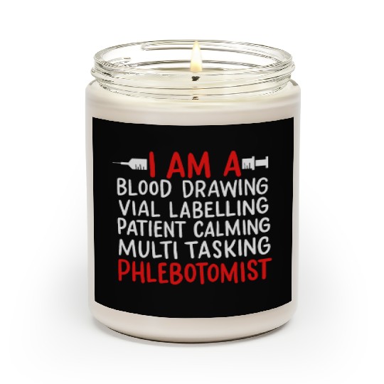 Phlebotomist Laboratory Vein Artery Scented Candles