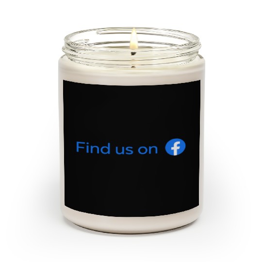 find us on facebook Scented Candles