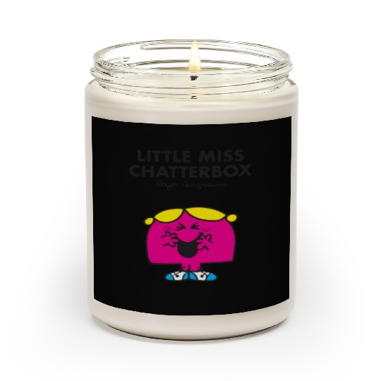 Mr Men Little Miss Chatterbox Scented Candles