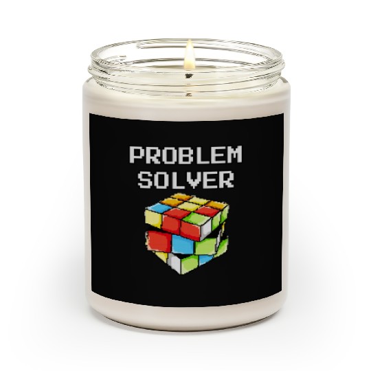 Problem Solver Puzzle Cube Math Nerd Scented Candles