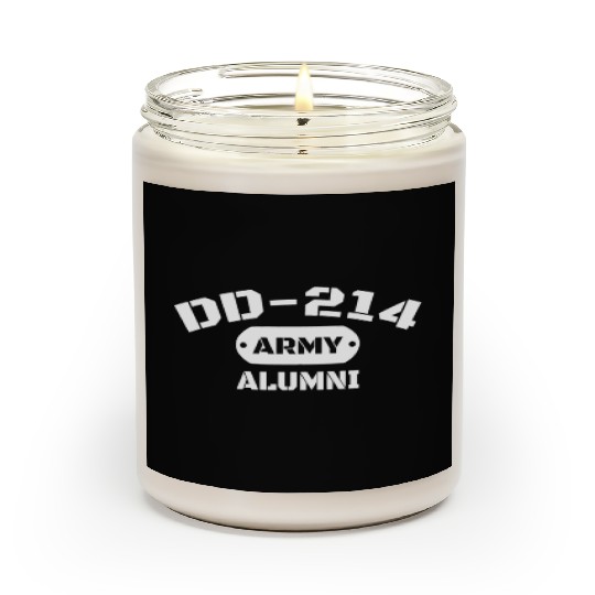 Dd-214 Us Army Alumni Men And Women Scented Candles