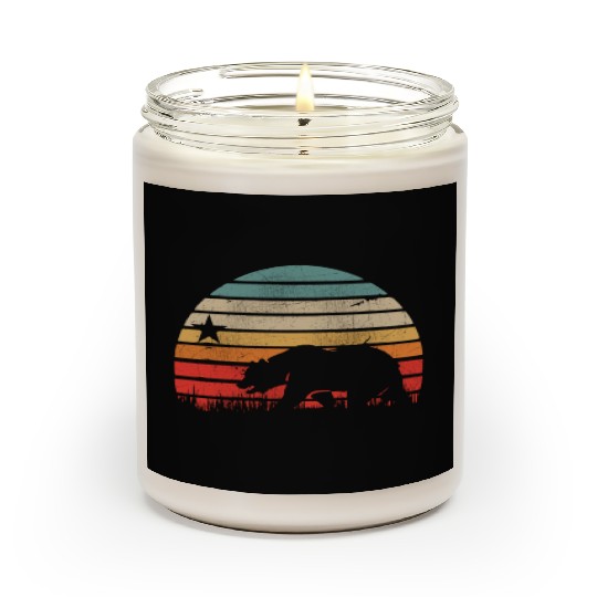 California Bear Retro Vintage Sunset Scented Candles