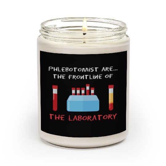 Phlebotomist Laboratory Blood Phlebotomy Syringe Scented Candles