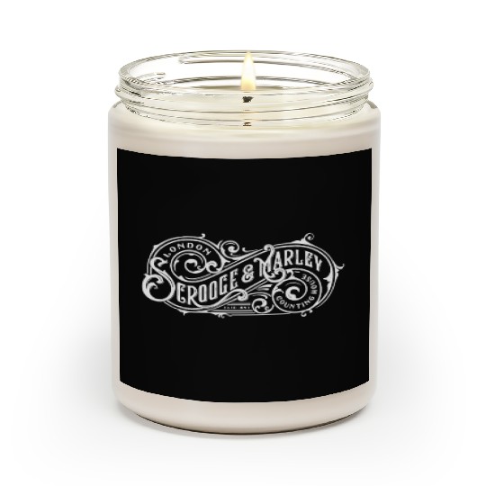 Scrooge and Marley Counting House Christmas Carol Scented Candles