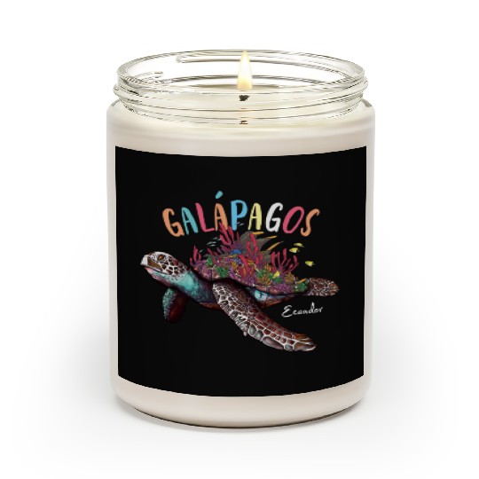Coral Reef Islas Galapagos Islands Ecuador Scented Candles