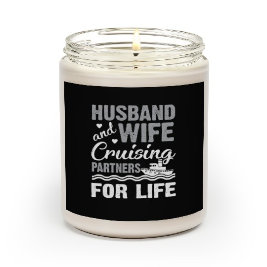 Cruising Partner Couple Cruise Ship Husband Wife Scented Candles