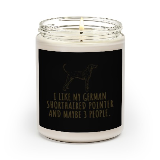 German Shorthaired Pointer Dog Scented Candles