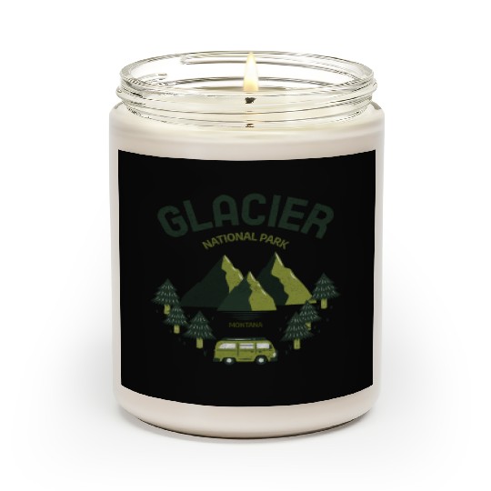 Glacier National Park Montana Travel Scented Candles
