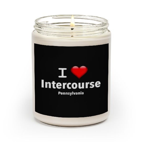 I Love Intercourse Pennsylvania Scented Candles