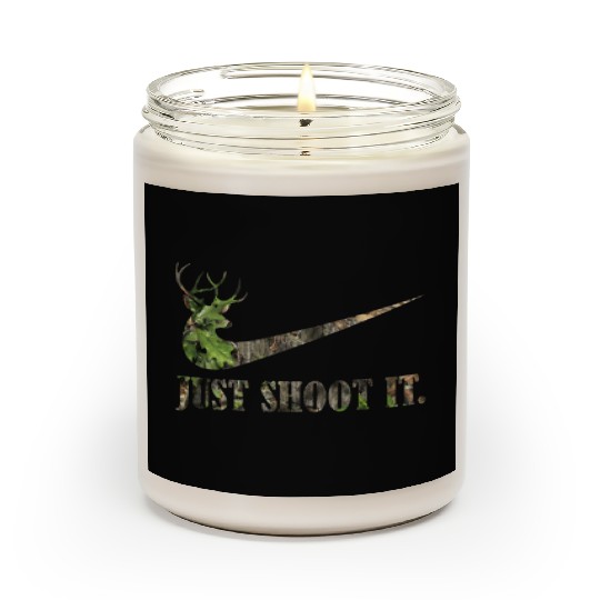 Just Shoot It Deer Hunting Camouflage Scented Candles