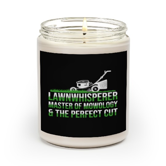 Funny Lawn Mowing Garden Lawn Mower Yard Work Gift Scented Candles