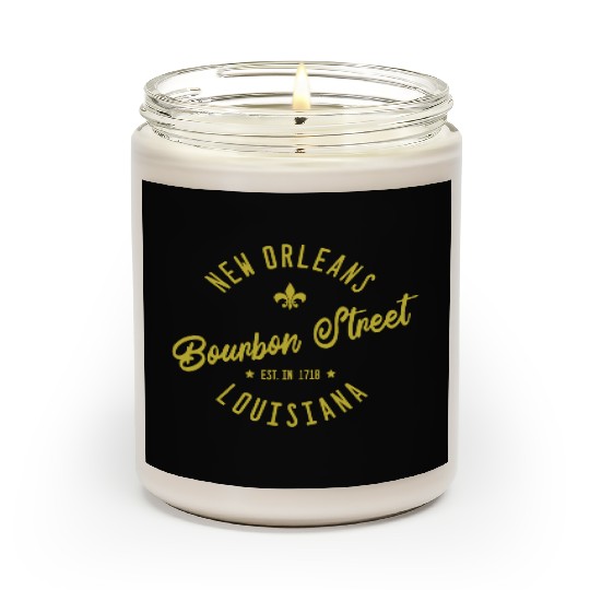 New Orleans Bourbon Street Jazz Scented Candles